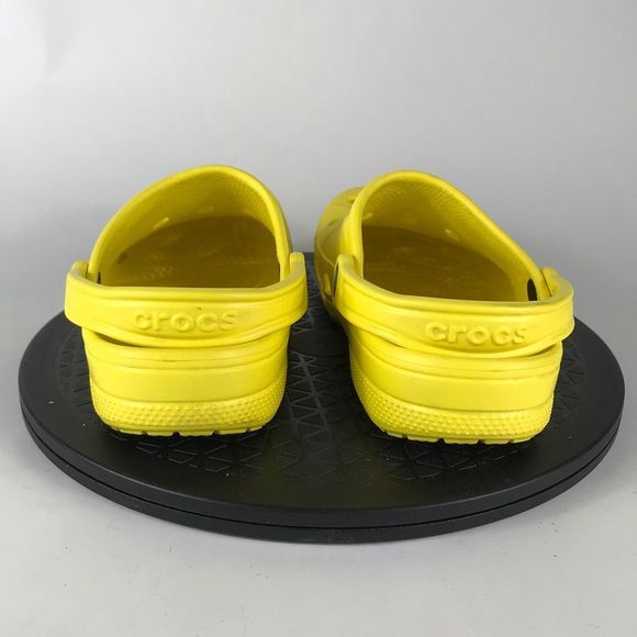 Crocs Baya Clogs Yellow Waterproof Slip On Sandals Women’s Size 7 - Picture 6 of 12